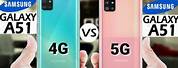 Samsung Galaxy A51 4G vs 5G