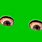 Scary Eyes Green Screen