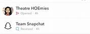 Screenshot of Snapchat Messages