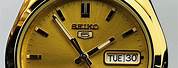 Seiko 5 Gold Watch