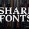 Sharp Edge Fonts