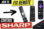 Sharp TV Remote Instructions