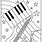Sheet Music Coloring Pages