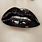Shiny Black Lipstick