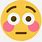 Shocked Blush Emoji