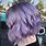 Short Pastel Purple Hair