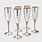 Silver Champagne Glasses