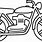 Simple Motorcycle Sketch