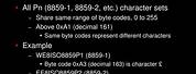 Single-Byte Characters