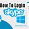 Skype Login Window