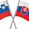 Slovakia and Slovenia Flags