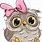 Small Cartoon Owl
