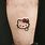Small Hello Kitty Tattoo