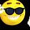 Smile Emoji with Black Background