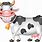 Smiling Cow Clip Art