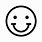 Smiling Emoji Outline