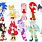 Sonic Characters Art