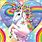 Sparkly Rainbow Unicorn Cute