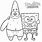 Spongebob and Patrick Coloring