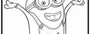 Sprout Sharing Show Coloring Pages Despicable Me 2