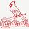 St. Louis Cardinals Logo Silhouette