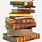 Stack of Old Books Clip Art