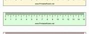 Standard Ruler Measurement Chart