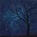 Starry Night Painting Tree