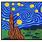 Starry Night Painting for Kids
