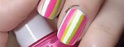 Stripes and Polka Dots Nail Designs