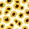 Sunflower Pattern Wallpaper
