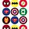 Super Hero Logo Printable