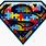 Superman Autism Logo