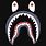Supreme BAPE Shark Logo