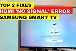TV HDMI No Signal
