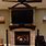 TV On Fireplace Mantel