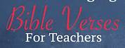 Teacher Appreciation Week Bible Verses