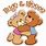 Teddy Bear Hug Clip Art