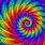 Trippy Rainbow Spiral