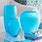 Turquoise Blue Glass Vases