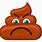 Unhappy Poo Emoji