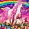 Unicorn and Rainbow Desktop Wallpaper