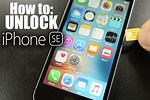 Unlock Code iPhone SE Sim