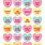 Valentine Candy Hearts Words