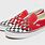 Vans Red Checkered Shoes