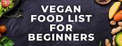 Vegan Food List for Beginners