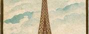 Vintage Eiffel Tower Clip Art