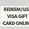 Visa Gift Card Redeem