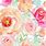 Watercolor Floral iPhone Wallpaper