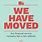 We Are Moving Sign Template